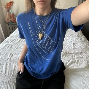 Blue Nike t shirt